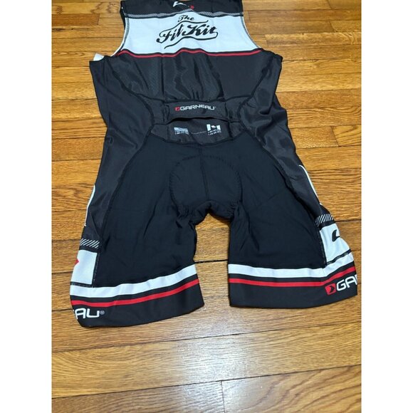 LOUIS GARNEAU Mens Cycling Bib Padded Shorts Jersey Size 3XL Delfino Skin NEW - Picture 9 of 9